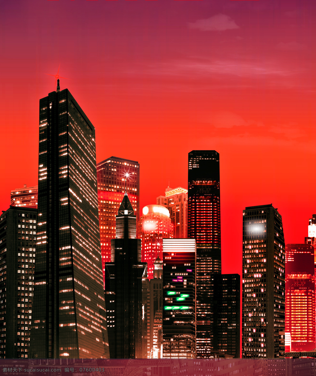 楼体 夜光 灯光 建筑园林 夜景 自然景观 海市蜃楼 家居装饰素材 园林景观设计