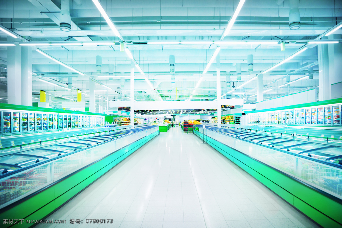 超市冰柜 冰柜 超市陈列 超市货架 超市货柜 商场货架 超市摄影 其他类别 生活百科 青色 天蓝色