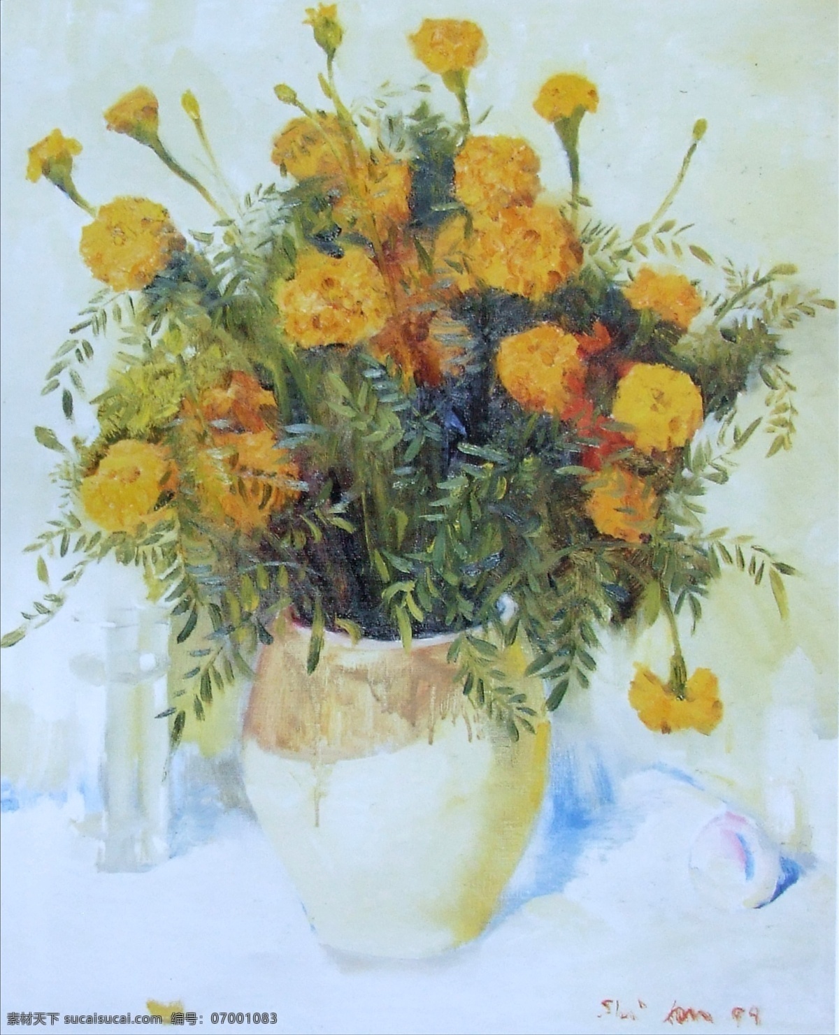 玻璃 花 花瓶 绘画书法 静物 水杯 文化艺术 油画 设计素材 模板下载 油画花 布面油画 油彩 布面油彩 白花瓶 家居装饰素材