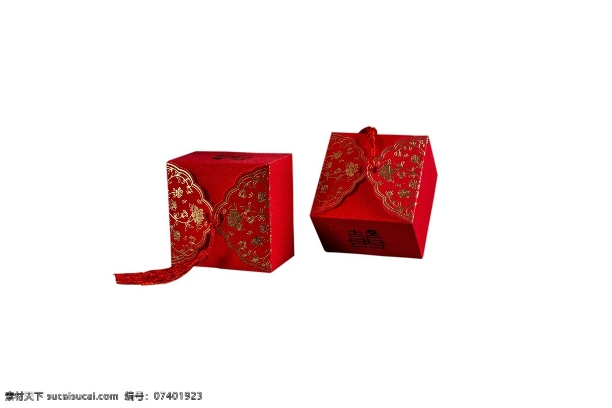 两个 红色 方形 过节 美 礼盒 过年送礼 伴手礼 包装盒 手提袋 礼品袋 中式 送礼