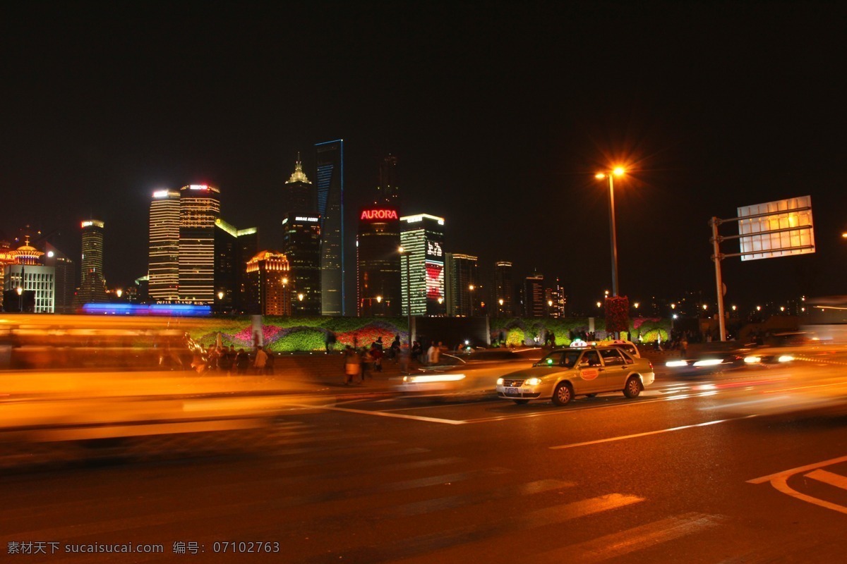 外滩 灯红酒绿 国内旅游 流光溢彩 旅游摄影 夜色 上海美景 psd源文件