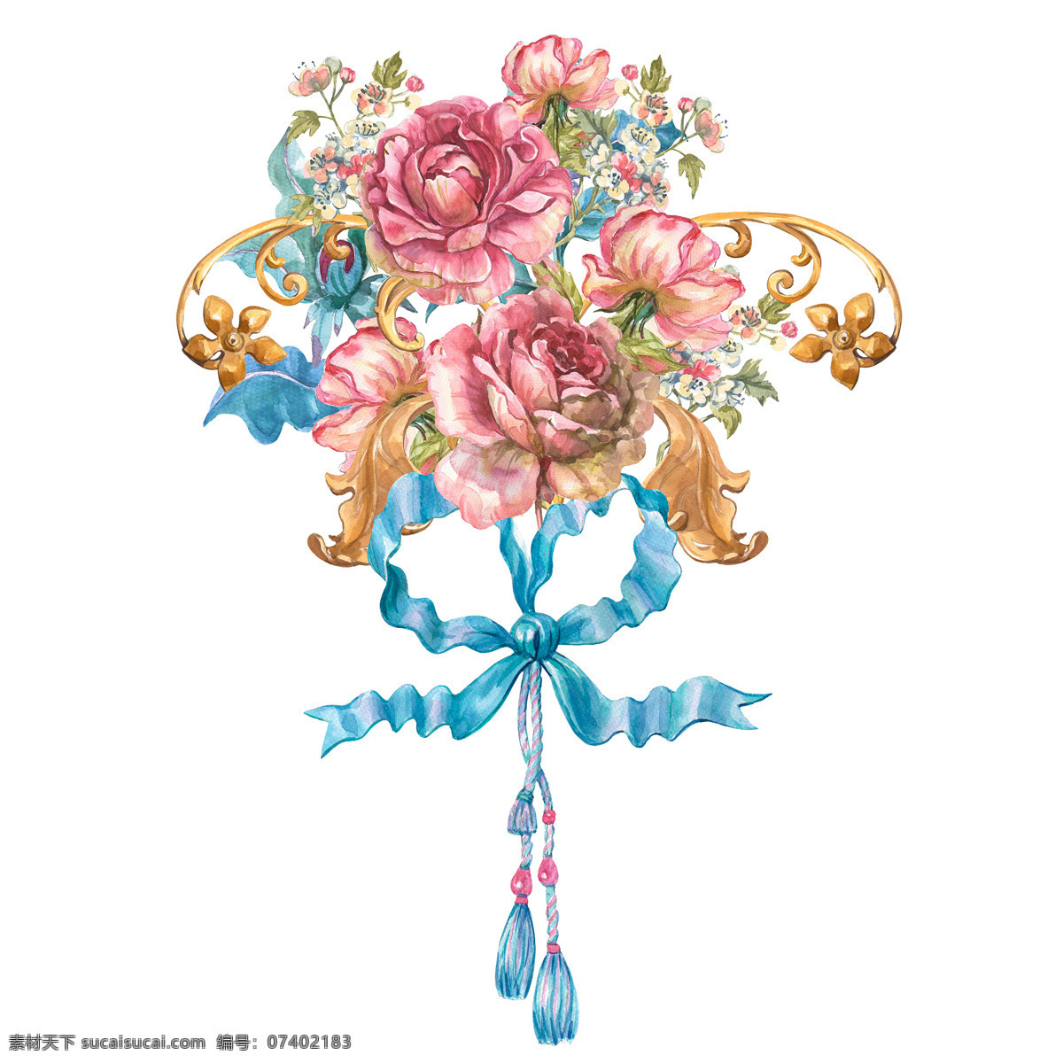 大牌 树枝 树枝花 花 百合花 牡丹 牡丹花 长叶花 长叶 仙鹤 棕榈叶 玫瑰 玫瑰花 国画 水墨画 水彩 水彩花 国画鸟 热带植物 阔叶 棕榈 手绘 水仙花 手绘花 树叶 叶子 花卉 花纹 热带雨林背景 花草 数码印花 范思哲 服装设计 时尚花型 流行图案 服饰印花 分层