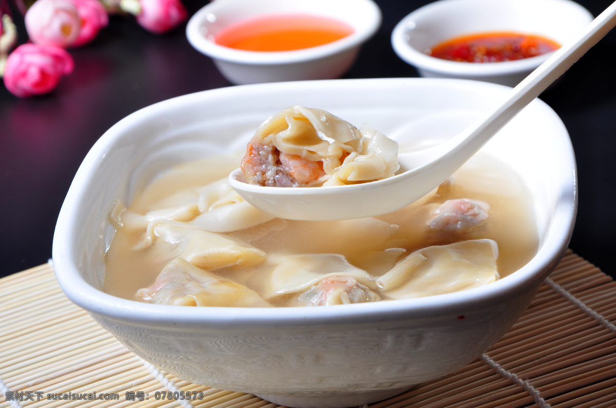 蟹子鲜虾云吞 蟹子 鲜虾云吞 蟹子云吞 云吞 传统美食 餐饮美食