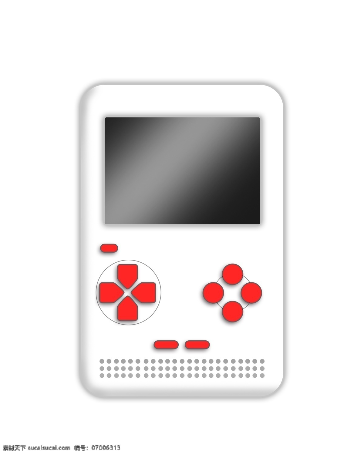 白色 手持 游戏机 插画 白色的游戏机 卡通插画 游戏插画 娱乐游戏 应用游戏 智能游戏 手持游戏机