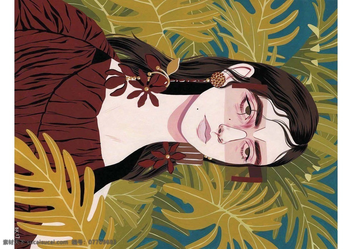 素描 人物 手绘图片 手绘 生活 少女 文化艺术 绘画书法