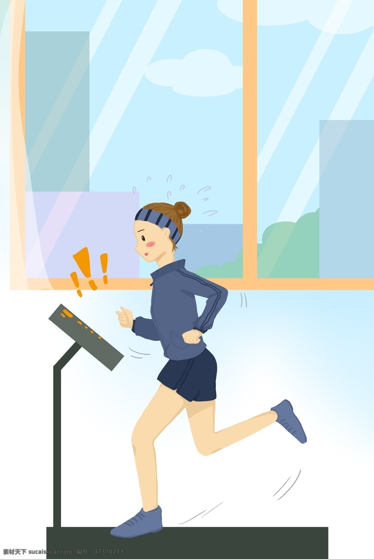 健身房 健身 跑步 背景 锻炼 运动 强生健体 锻炼身体 跑步机 年轻