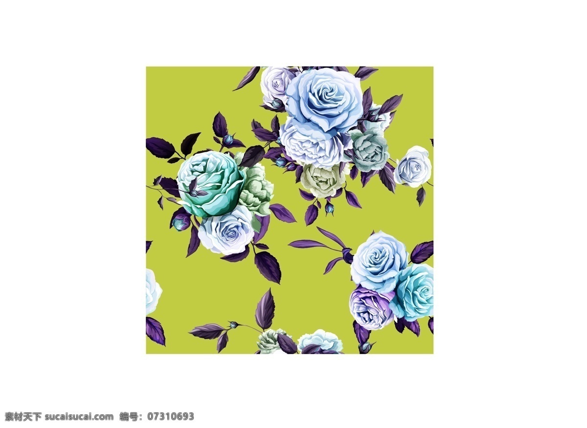复古 紫色 玫瑰花 背景 底纹 植物 艺术 玫瑰