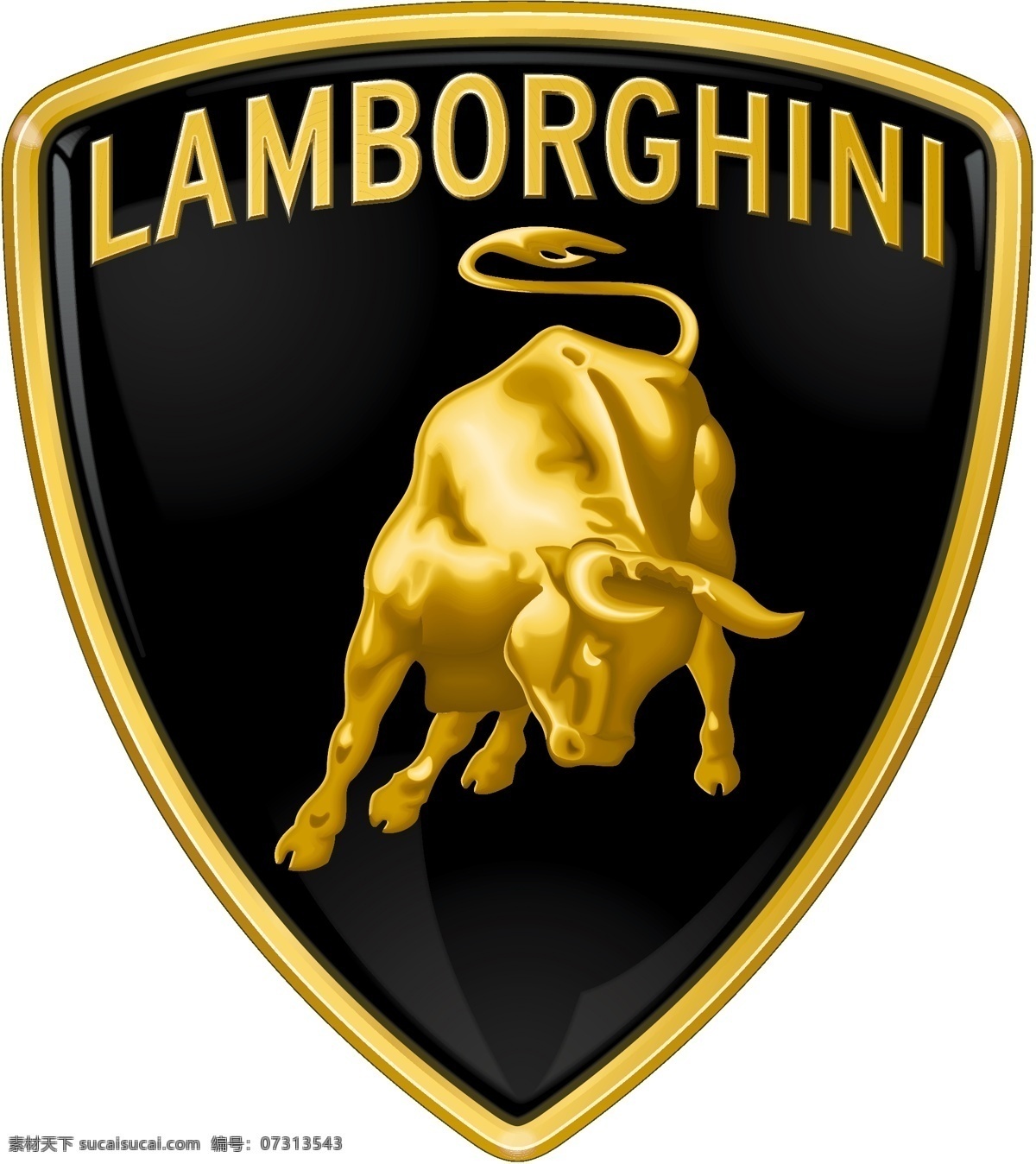 兰博基尼车标 企业 logo 标志 标识标志图标 矢量