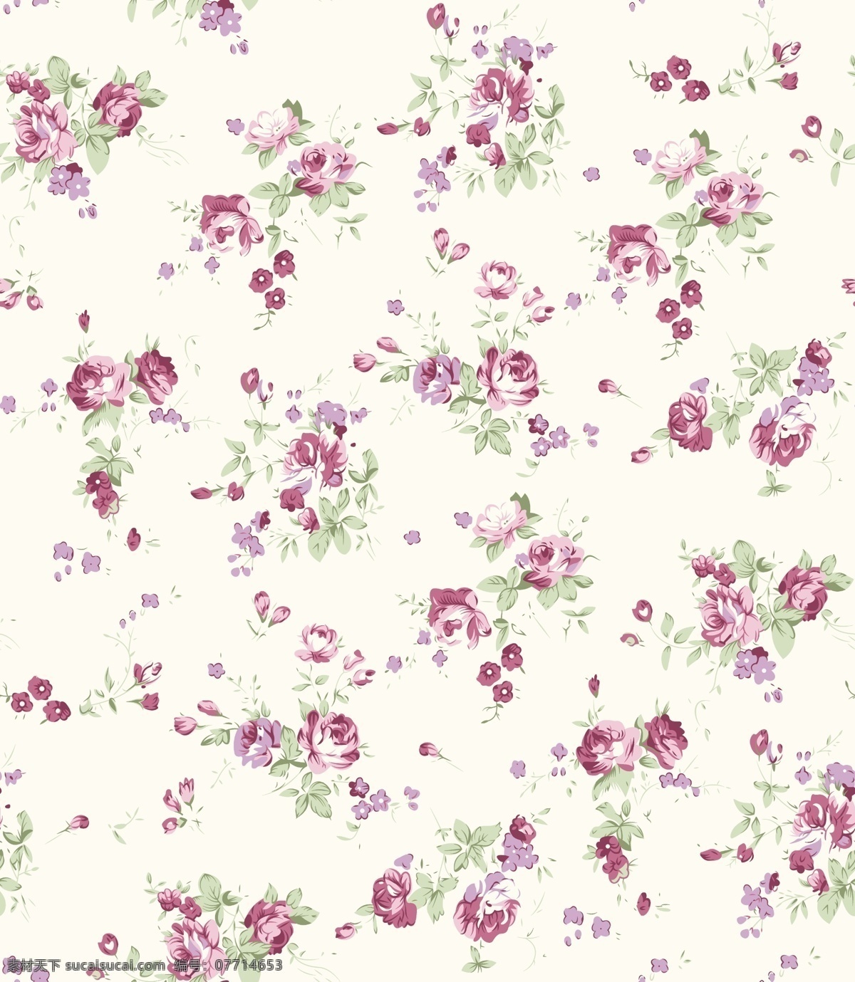 碎花 玫瑰 牡丹 海棠花 手绘花 底纹边框 背景底纹