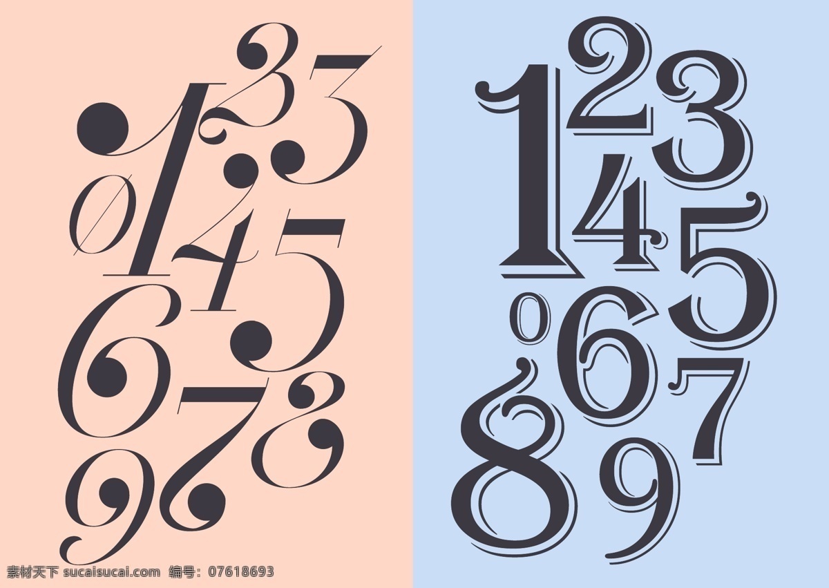 数字设计 数字 创意 个性 图标 数字标签 矢量 标签 logo 标志图标 其他图标