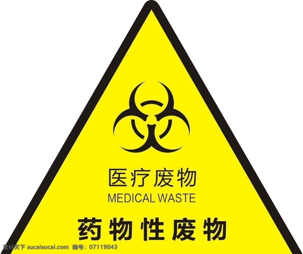 药物性废物 医疗废物 医院废物 医疗废物标识 废物标识 医疗 废物 医疗标志 标志 废物标志 标识标志图标 矢量 公共标识标志