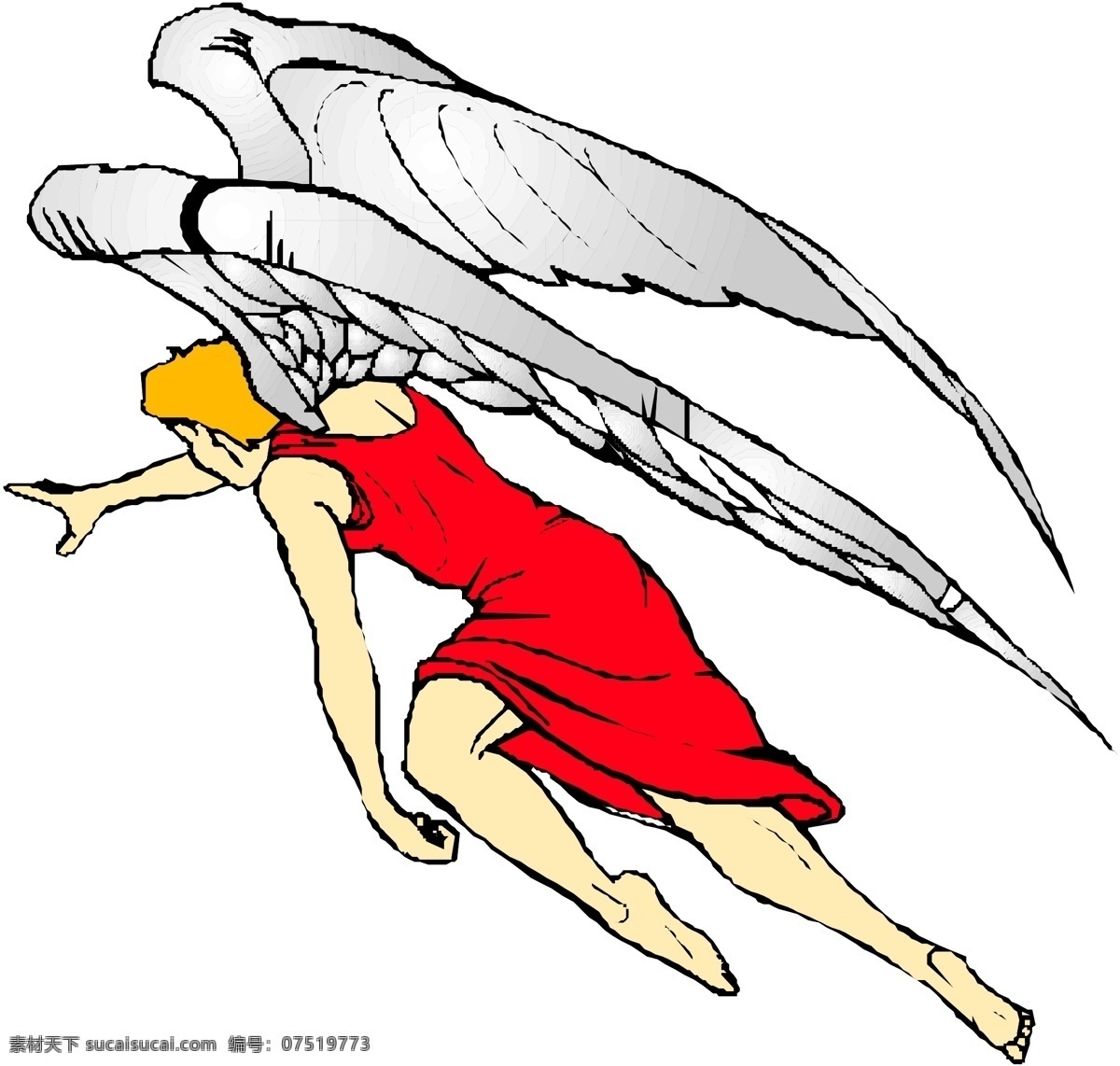 一个 天使 飞 哪里 去 拯救 抢救 飞翔 神话 男人 白色