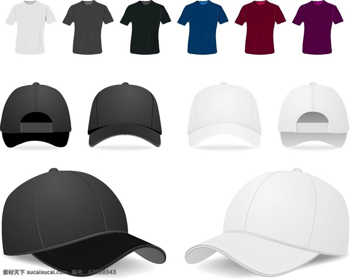 棒球帽 帽子 服饰 棒球衫 棒球 衣服 t恤 衬衫 服装设计 矢量