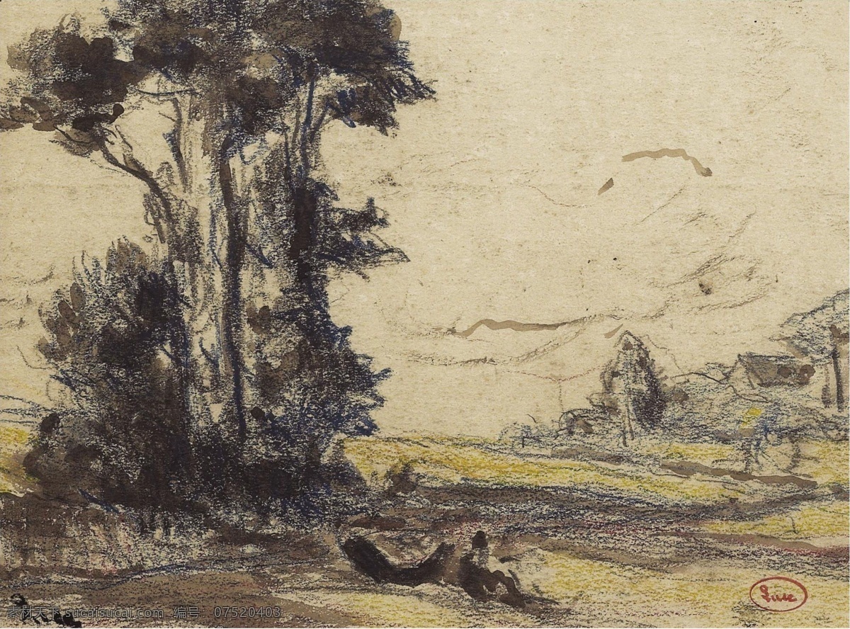 壁画 草地 大树 风光 风景 风景画 绘画书法 精品 油画 设计素材 模板下载 风光油画 自然风光 自然风景 树木 树林 森林 田野 田园 风光画 山水画 欧洲油画 珍藏品 美景 收藏品 收藏油画 馆藏 装饰画 美术作品 美术 精美油画 名画 名作 艺术品 欧式绘画 文化艺术 大师作品 油画大师 大画家 美术大师 水彩画 油画绘画 家居装饰素材