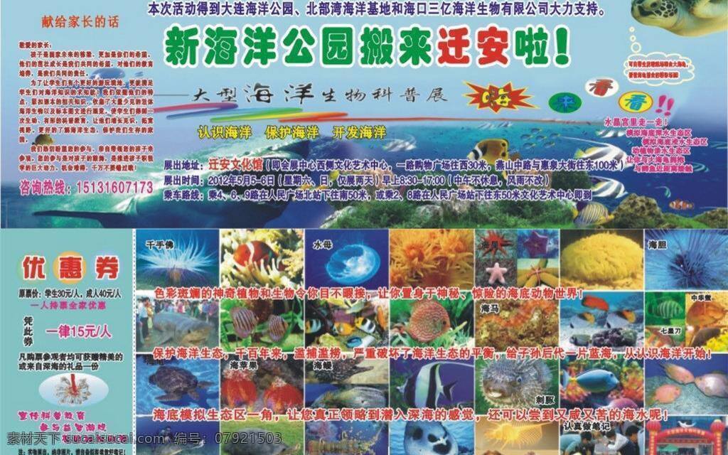 海底世界 海洋生物 海洋图片 生物世界 优惠券 洋 展 矢量 海洋 模板下载 海洋展优惠券 海洋展 海水礼品 名片卡 优惠券代金券