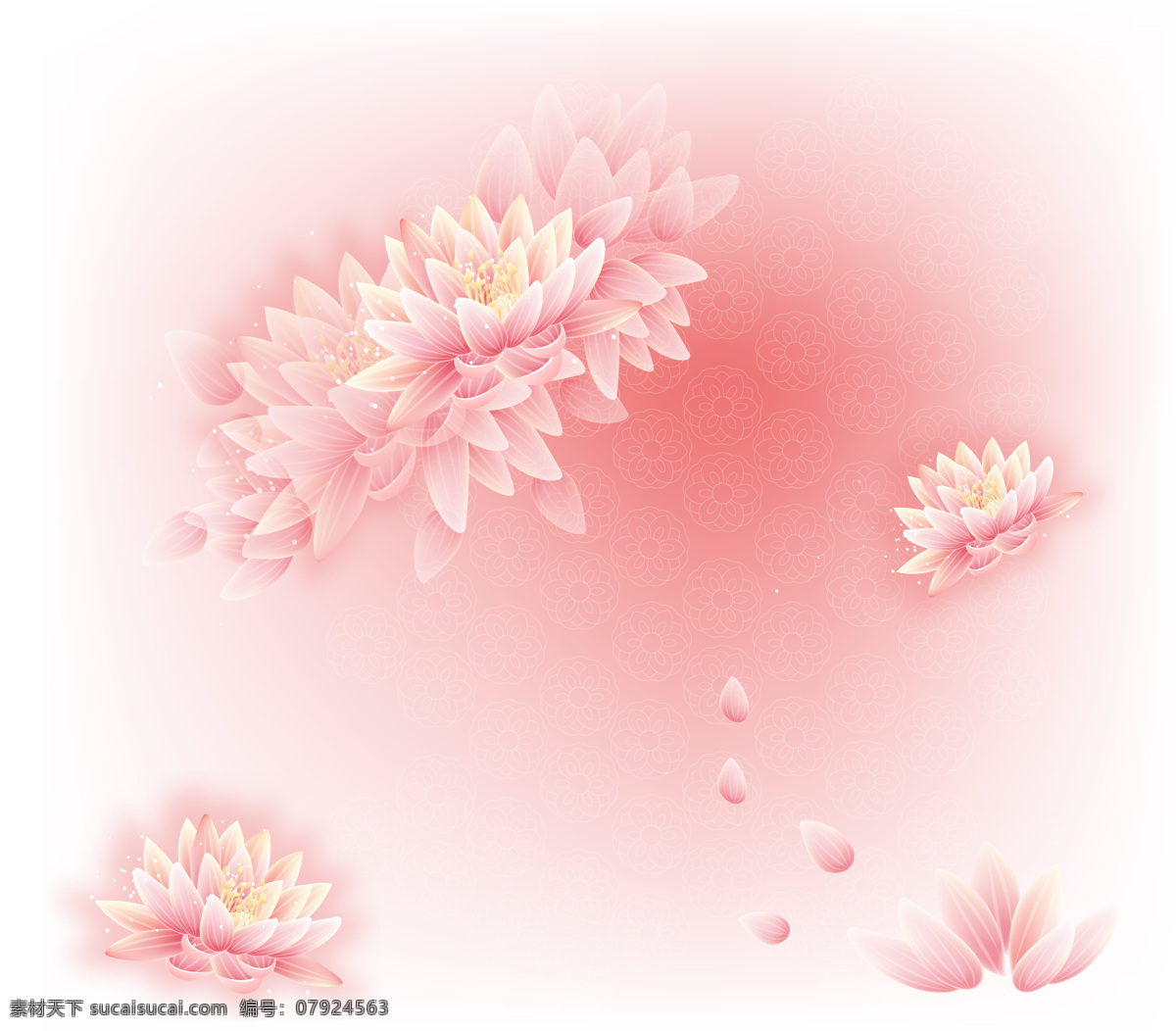 移门花纹 移门 荷花 花纹 底纹 移门图案 背景底纹 底纹边框