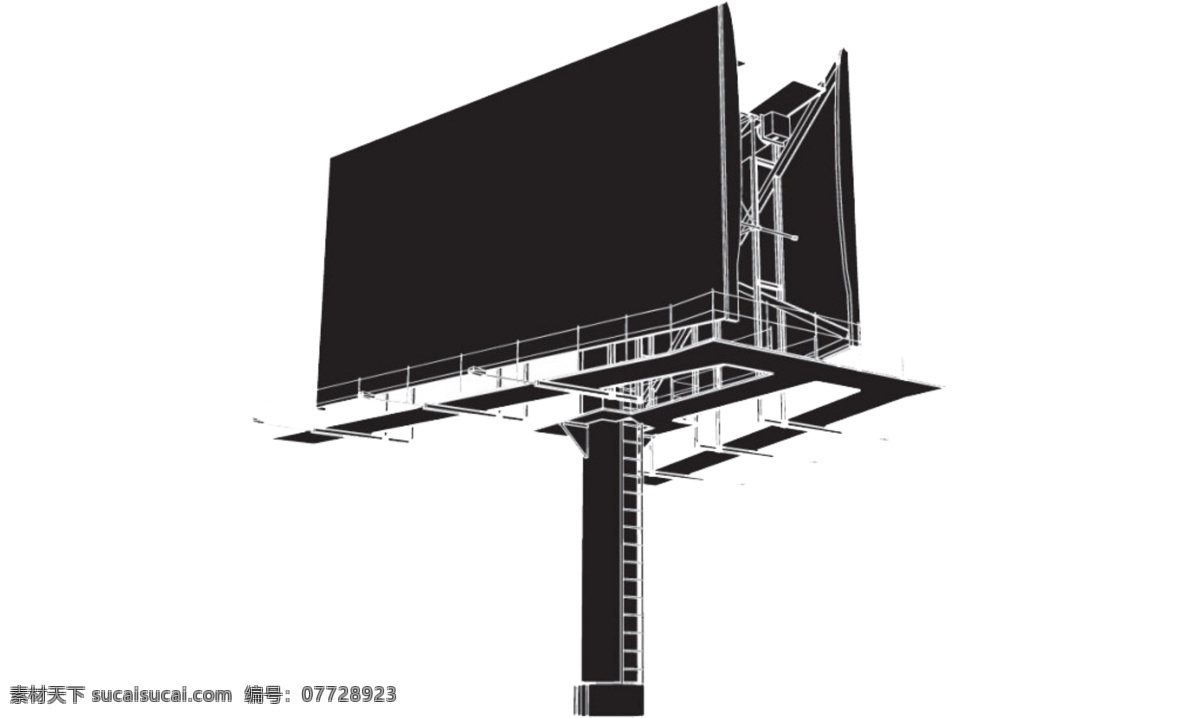 路边 大型 广告牌 免 抠 透明 元素 图形 海报 广告 广告牌海报图