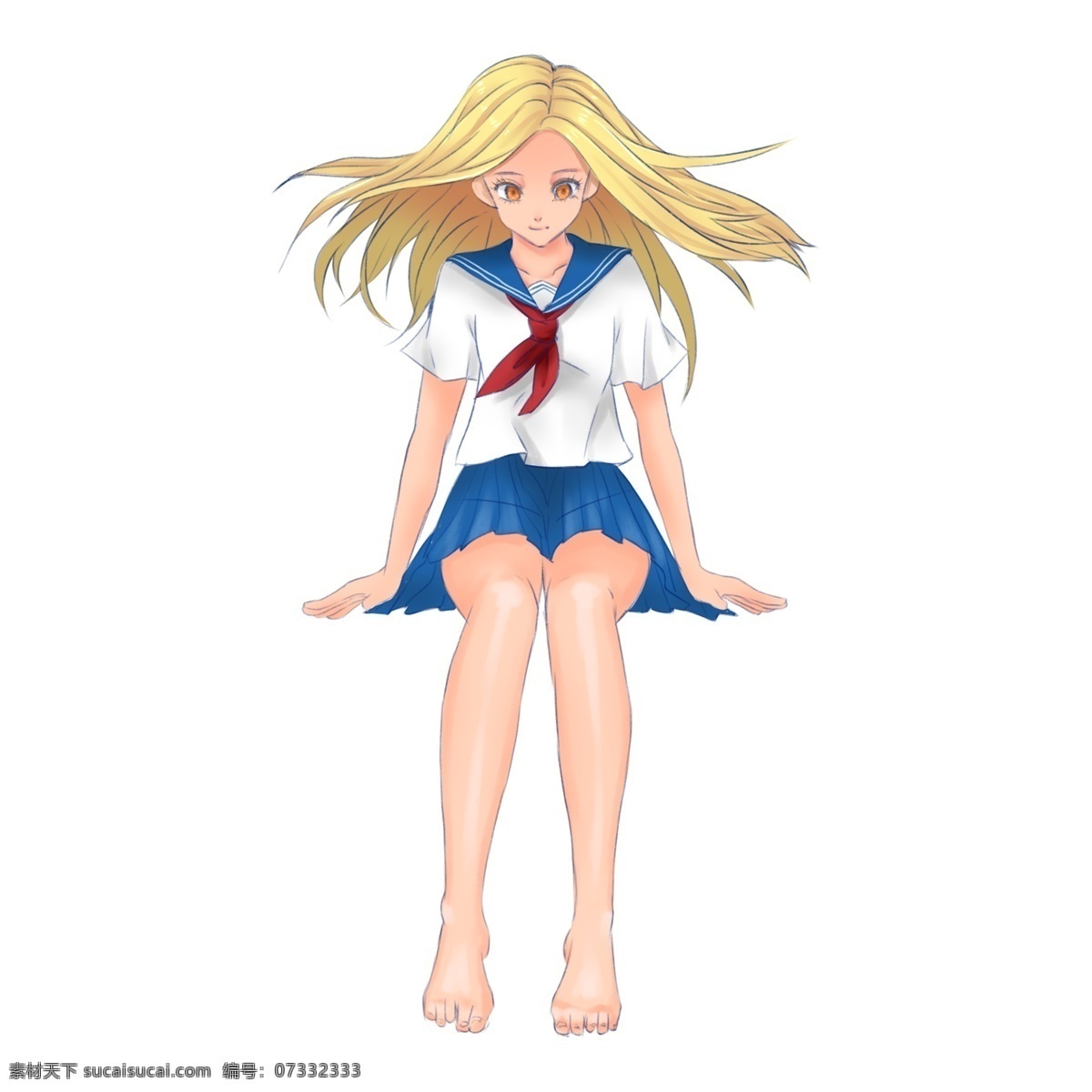 唯美 手绘 漂亮 女孩 免 抠 元素 插画元素 png元素 清新 女孩设计元素 可爱风