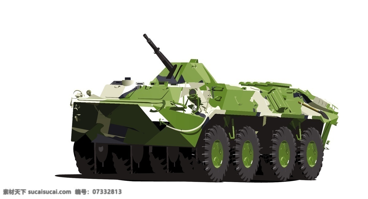 坦克车 坦克 汽车 军装 迷你彩 绿色