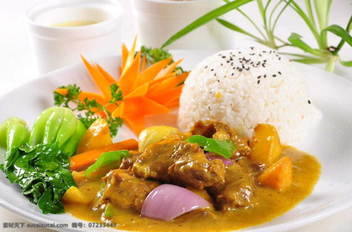 咖喱牛肉烩饭 咖喱 牛肉 烩饭 西餐 传统美食 餐饮美食