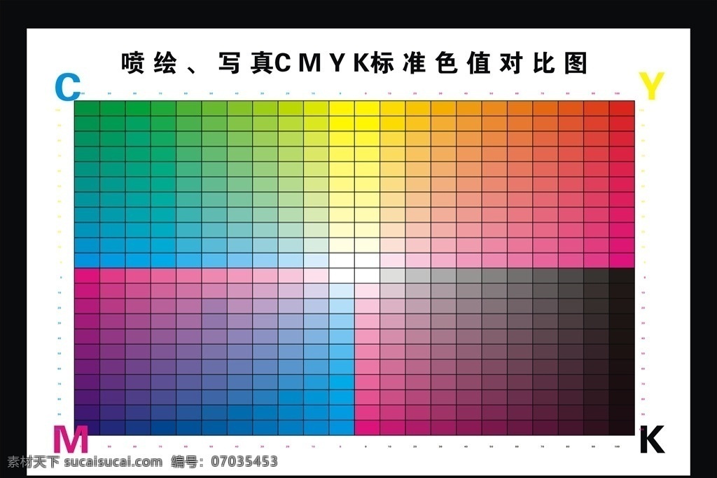 数值 对照表 cmyk色谱 色谱设计 矢量图 格式 色 值 印刷色谱 展板模板