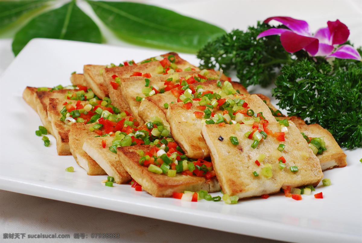 乡村煎老豆腐 美食 传统美食 餐饮美食 高清菜谱用图