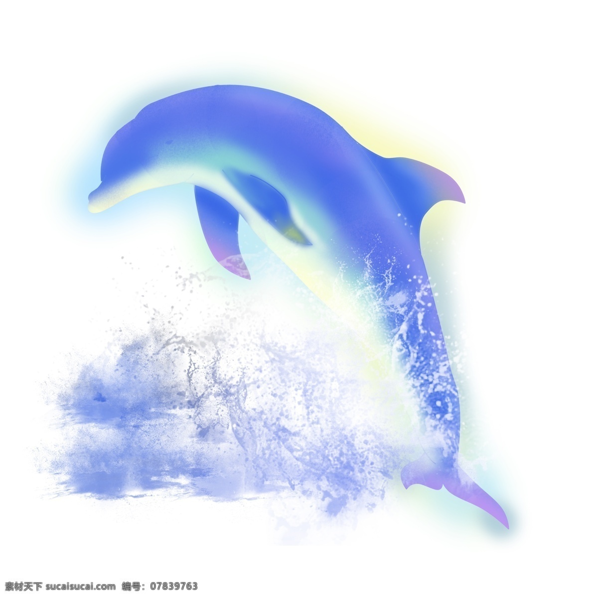 卡通 手绘 梦幻 动物 手绘梦幻鲸鱼 梦幻动物 海洋 海水 海浪 梦幻插画 童话故事 主题 海洋生物 蓝色 鲸鱼 蓝鲸