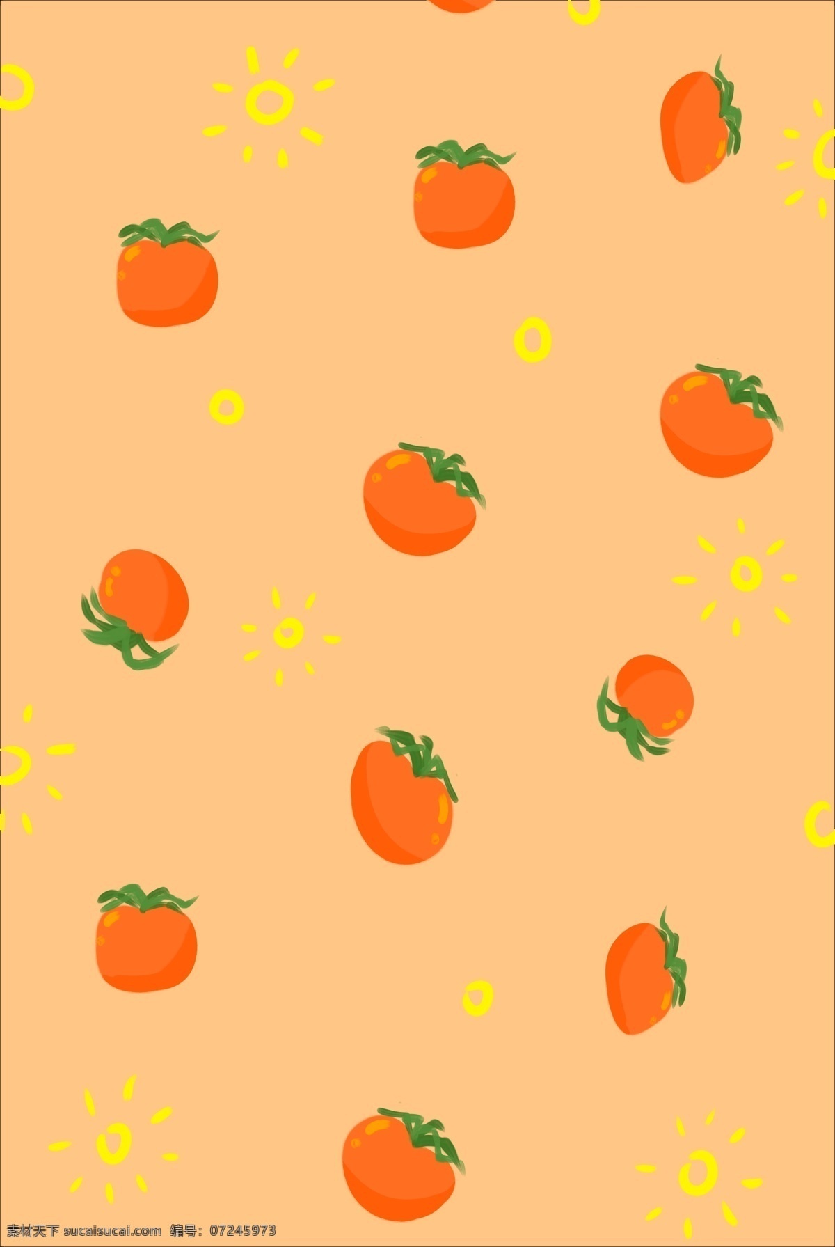 橘子 底纹 装饰 插画 橘子底纹 黄色的底纹 漂亮的底纹 漂浮的底纹 底纹装饰 底纹的插画 水果底纹