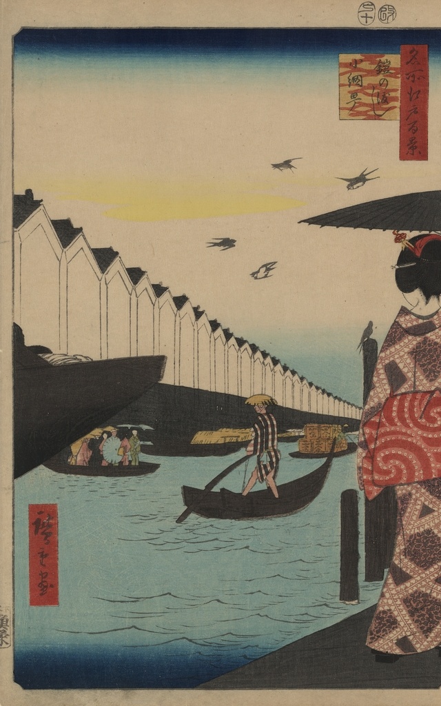 日本 风景 浮世绘 歌川广重 日式绘画 日式装饰画 复古 浮世绘装饰画 版画装饰画 山水风景 人物场景 日本绘画 日本人物妇女 中年人 東海道 五十三次 日式街景 风景绘画 街道建筑物 房屋 人物形象 富士山 图案 文化艺术 绘画书法
