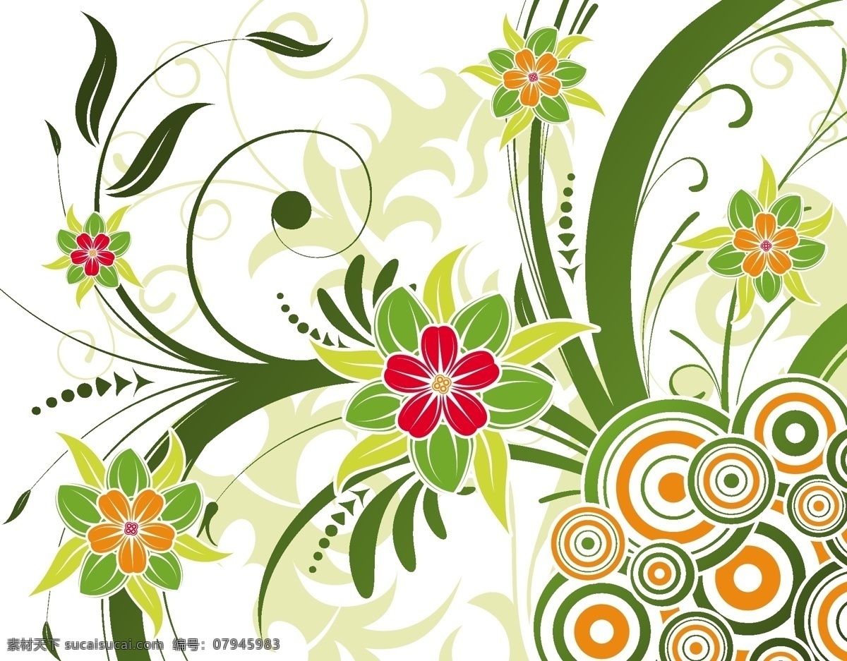 时尚 实用 花纹 边框 蝴蝶 花朵 时尚实用花纹 圆形 矢量