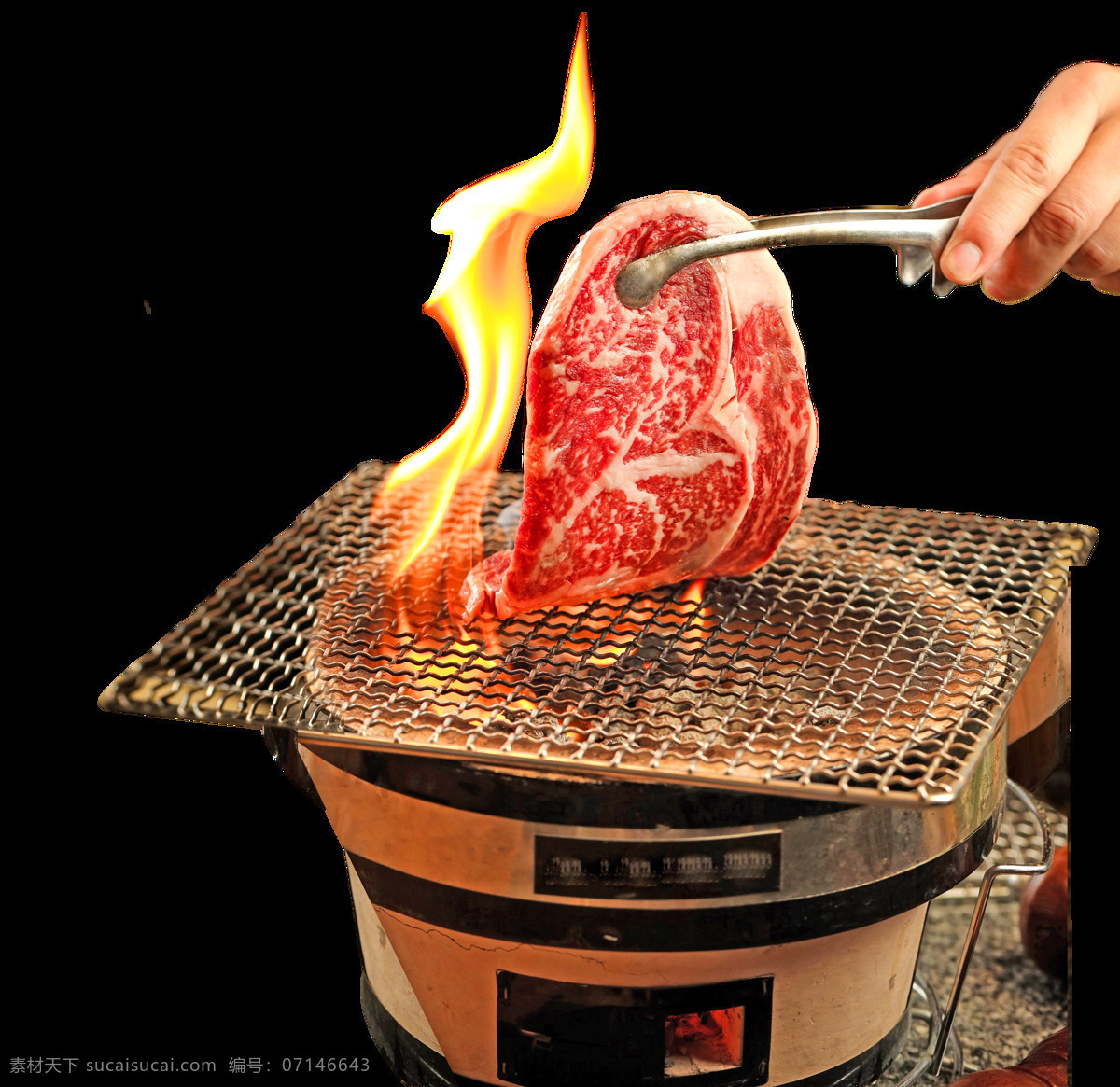烤肉 日料 牛排 碳火 烧肉 牛肉 分层