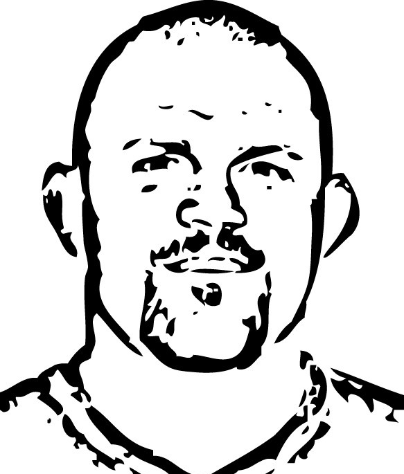 冰人 chuck liddell 拳击手 综合格斗 格斗手 ufc iceman 职业人物 矢量人物 矢量