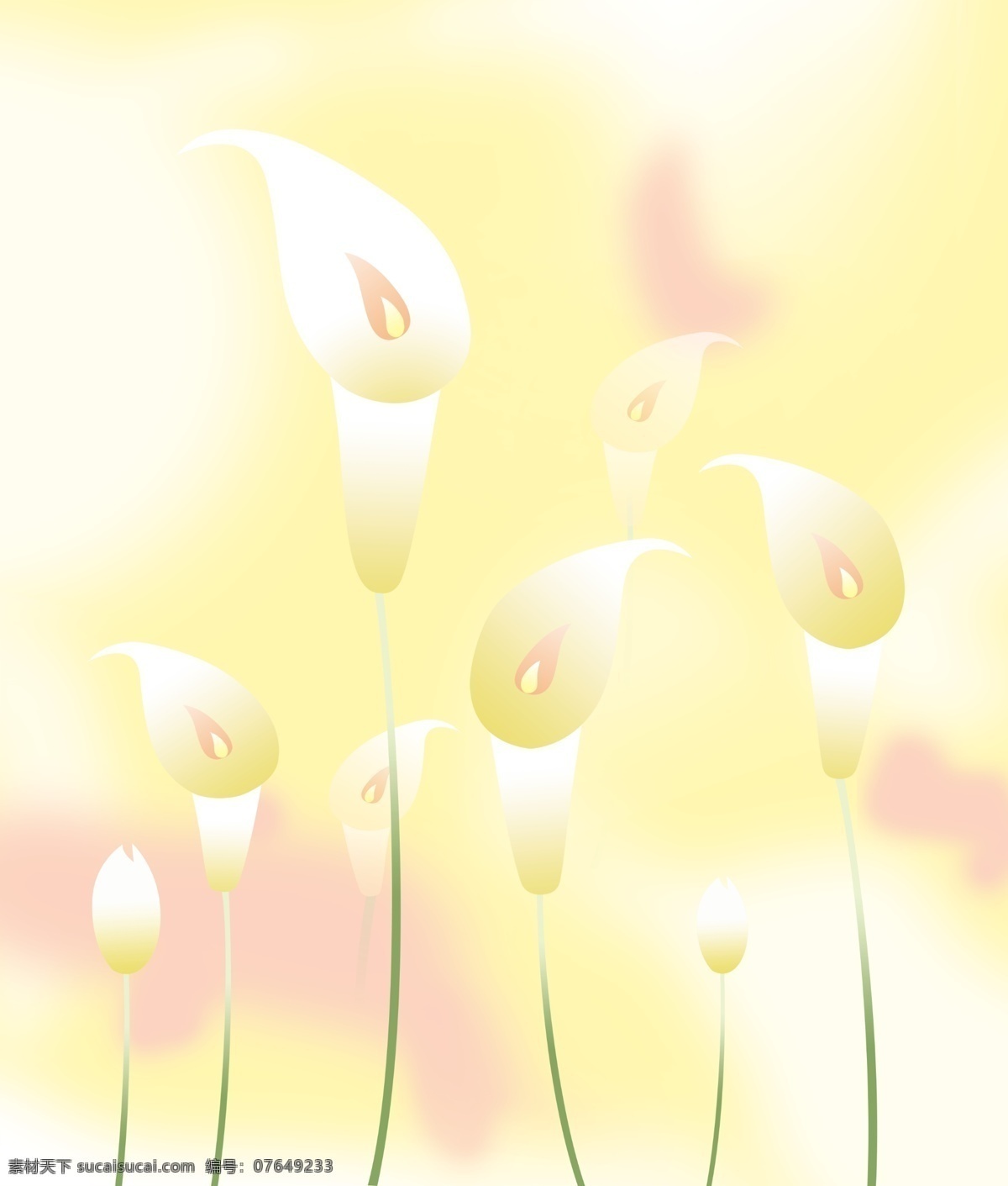 百合 恋 百合花 广告设计模板 花 梦幻 移门 移门图案 源文件 百合之恋 家居装饰素材