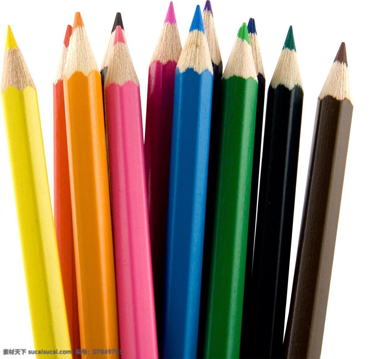 一打 彩色 铅笔 笔 绘画笔 彩色铅笔 文具 学习用品 办公学习 生活百科