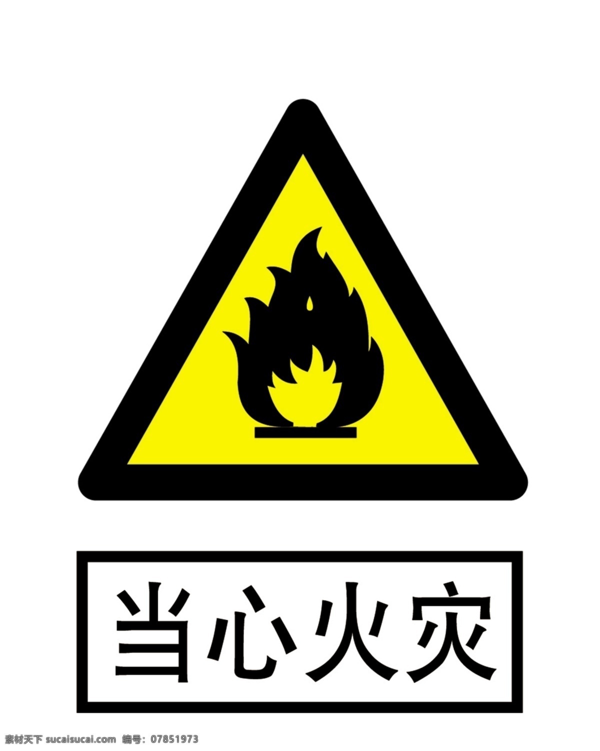 当心火灾 当心 火灾 安全 警示 标语 安全警示标牌