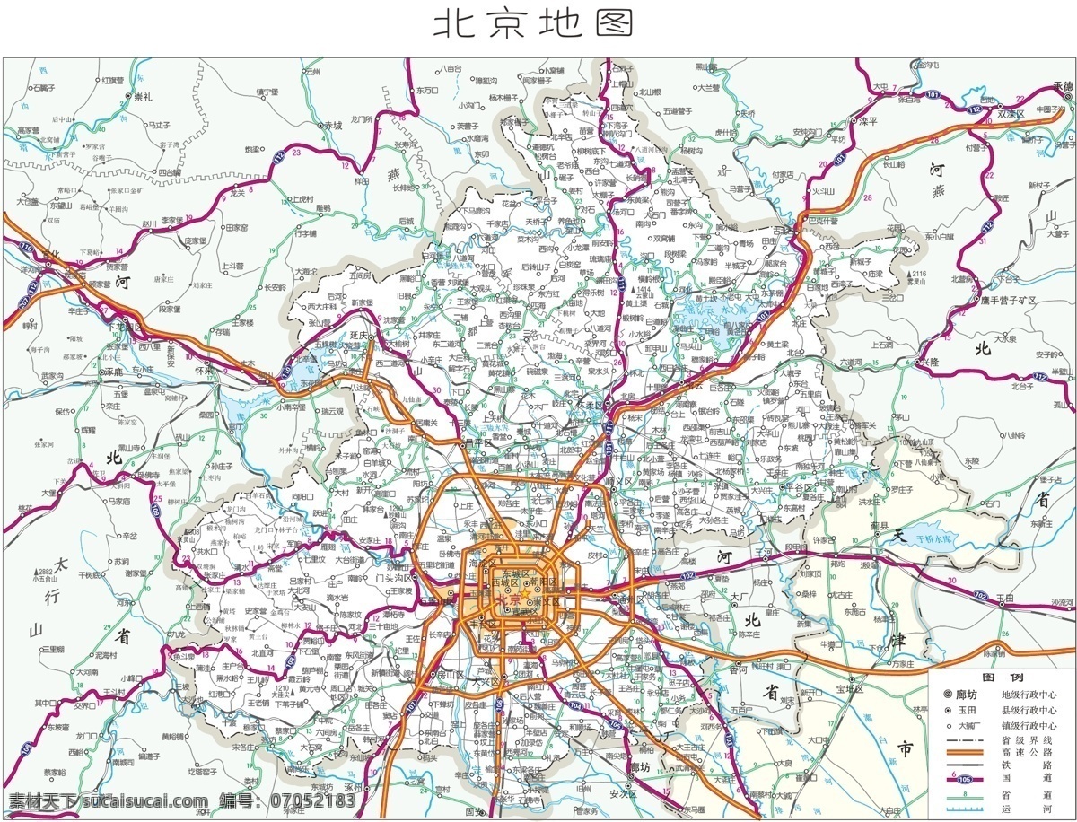 北京地图 aicdr 北京 地图 矢量图 日常生活