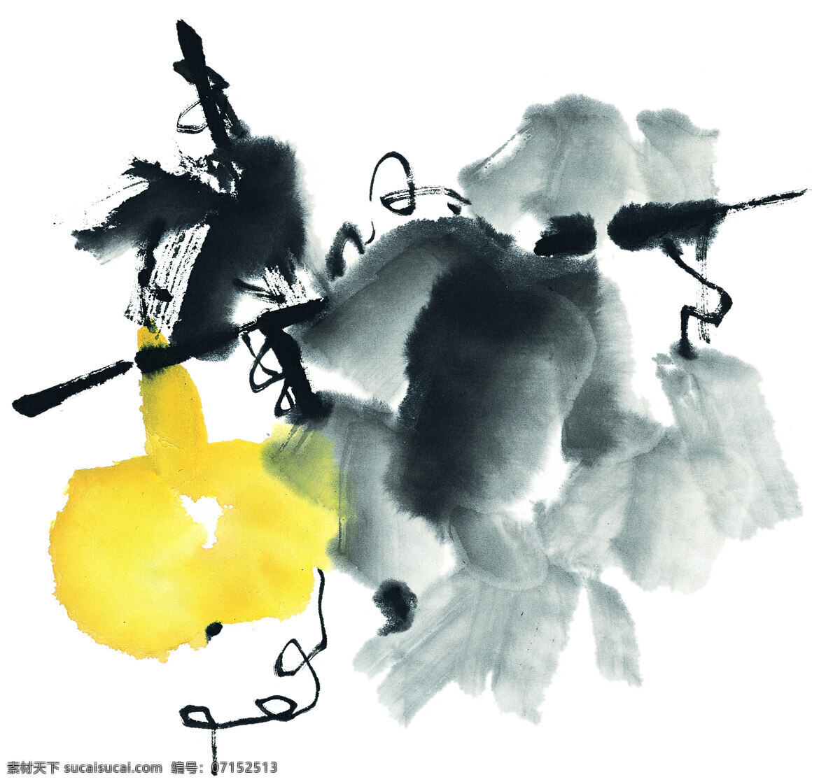 葫芦 架 工笔 国画 绘画 墨染 水果 桃子 写意 艺术 中国画 葫芦架 文化艺术
