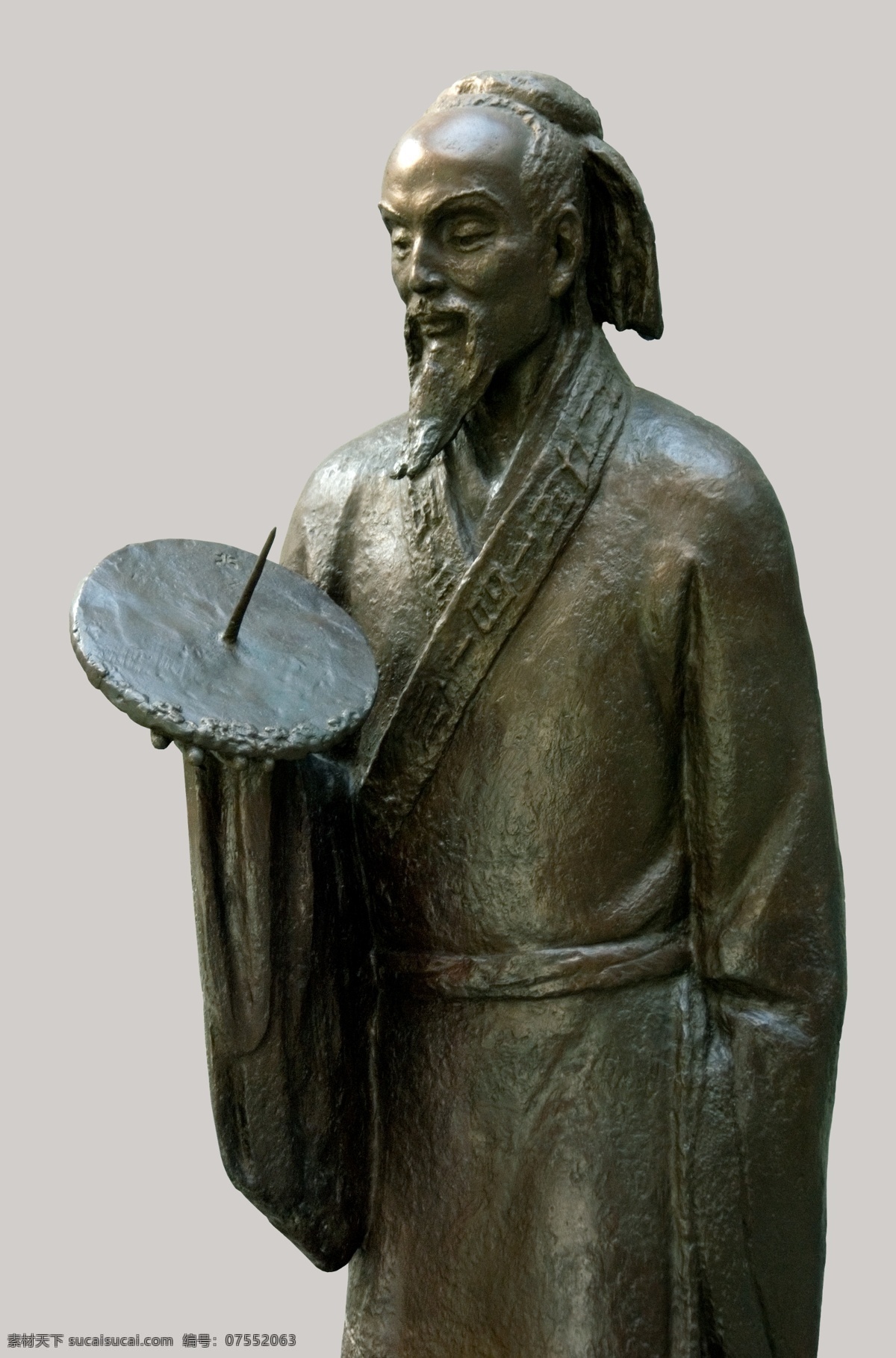 分层 铜像 源文件 祖冲之铜像 祖冲之 古代科学家 古代数学家 圆周率 天文历法 中国古代科学 矢量图 现代科技