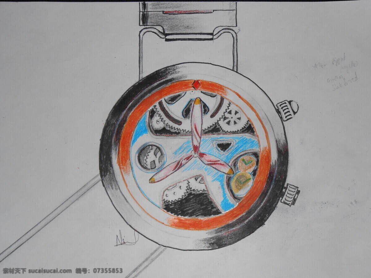 概念 草图 propelleon 运动 手表