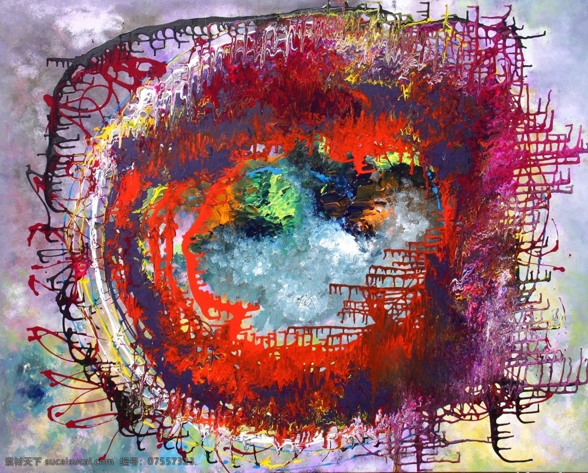 抽象 油画 涂鸦品味 抽象油画 绘画书法 文化艺术
