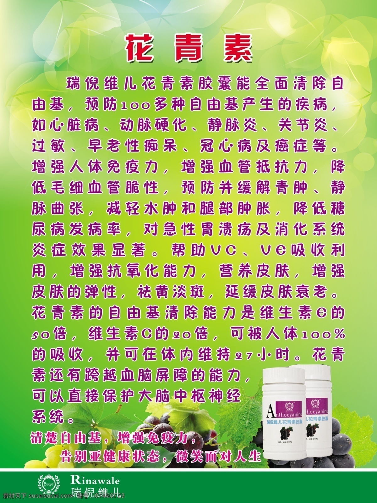花青素 保健 瑞倪维儿 psd源文件