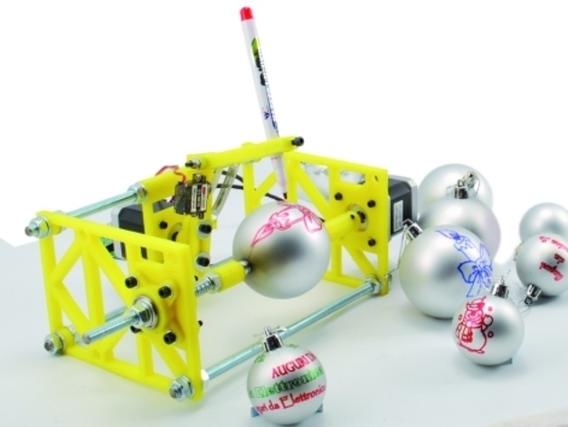 spherebot 全 项目 打印机 复活节 孩子 画家 鸡蛋 球 3d打印模型 交通工具模型 3drag arduino christmasballs 鸡蛋的bot eggbot 绘图机 sketchup 步进
