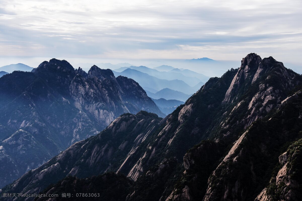 唯美 风景 风光 旅行 自然 安徽 黄山 山 山峰 险峻 旅游摄影 国内旅游