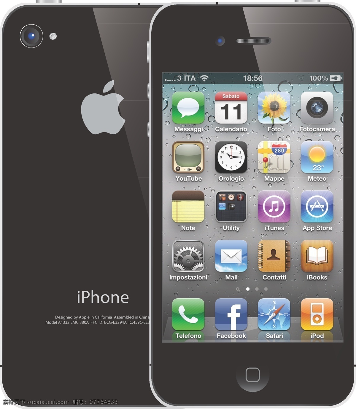 苹果 手机图片 iphone4 苹果4 苹果手机 手机 手机矢量 通讯科技 现代科技 矢量 模板下载 矢量图 其他矢量图