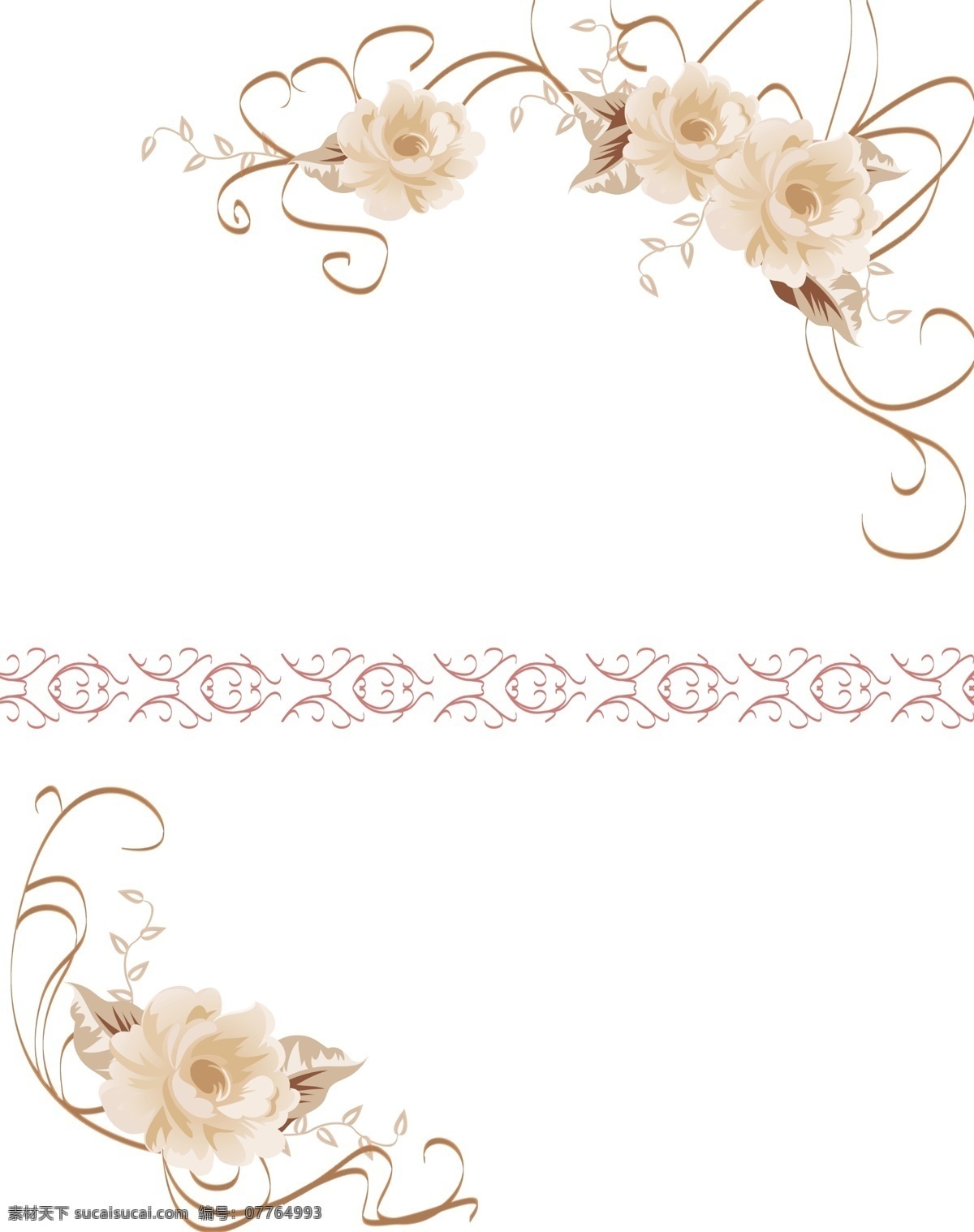 白玫瑰 粉玫瑰 广告设计模板 海棠 玫瑰 玫瑰花 牡丹 曲线 瞩目 移门 图案 模板下载 线条 腰线 移门图案 源文件 psd源文件