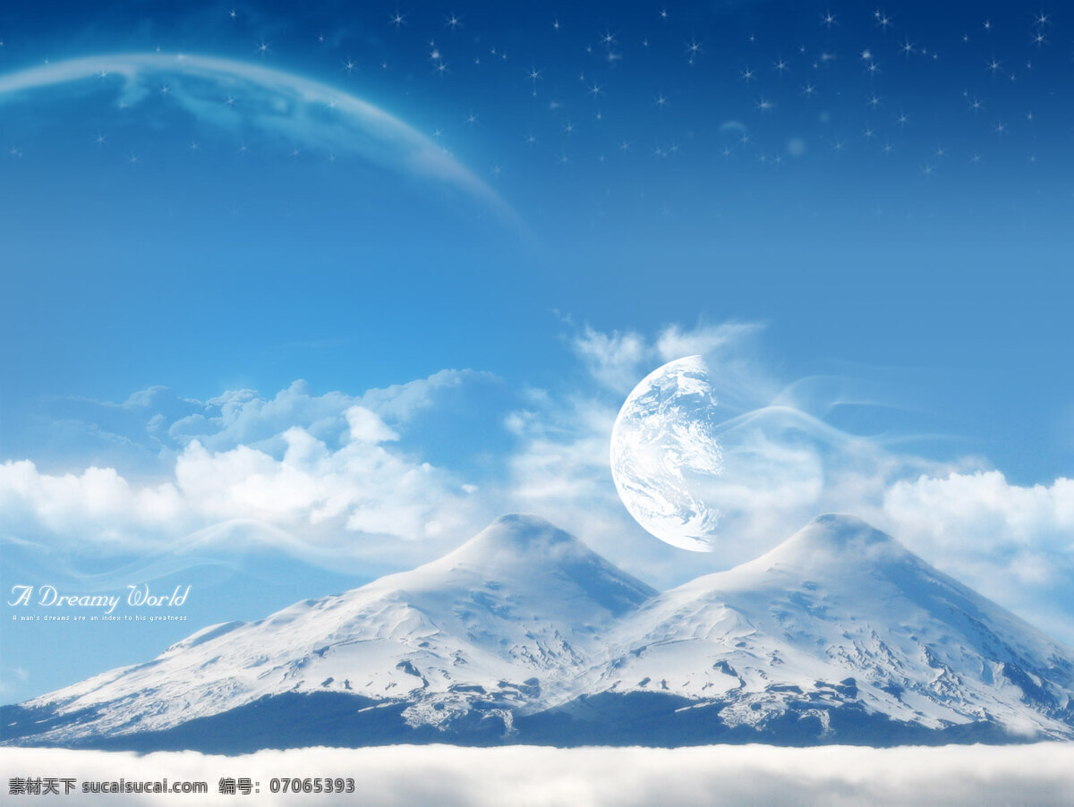 漂亮 雪山 景色 梦幻 漂亮的雪山 天空 风景 生活 旅游餐饮