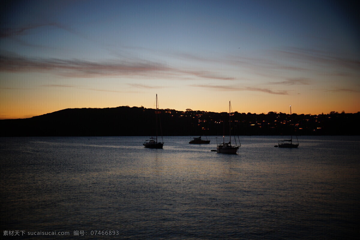 悉尼 邦迪 海滩 夕阳 邦迪海滩 海 帆船 船只 旅游摄影 自然风景