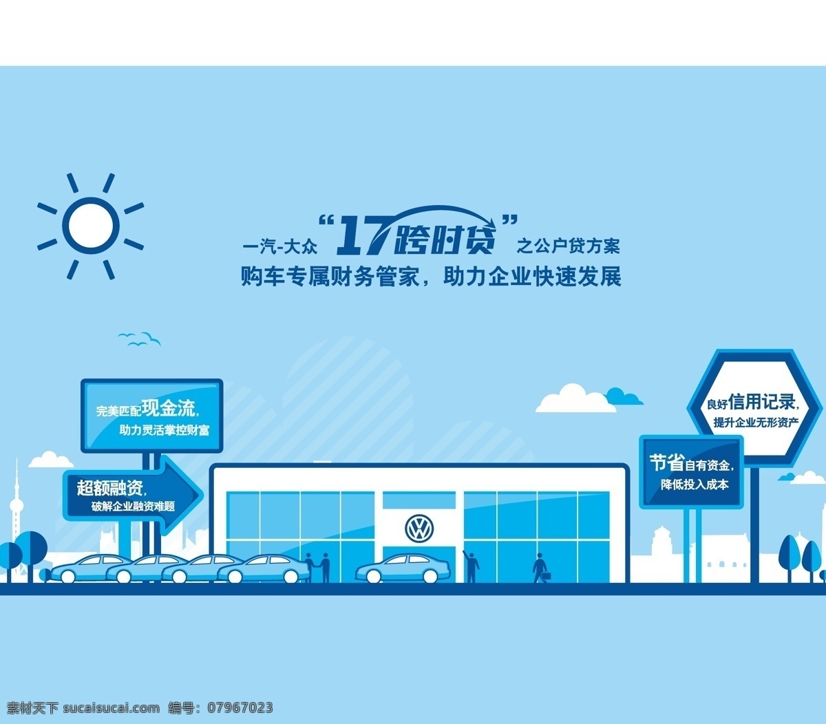 2013 公 户 贷 产品 金融 服务 产品手册 大众 一汽大众 盈众 全系 4s店 汽车 汽车背景板 汽车广告 汽车展板 汽车加城市 现代科技 交通工具