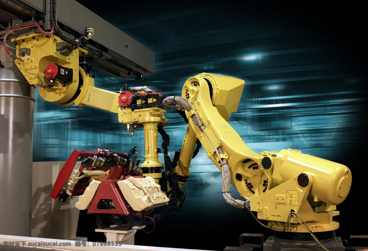 机器人 自动化 视觉系统 机械手臂 机器制造 工业生产 现代科技