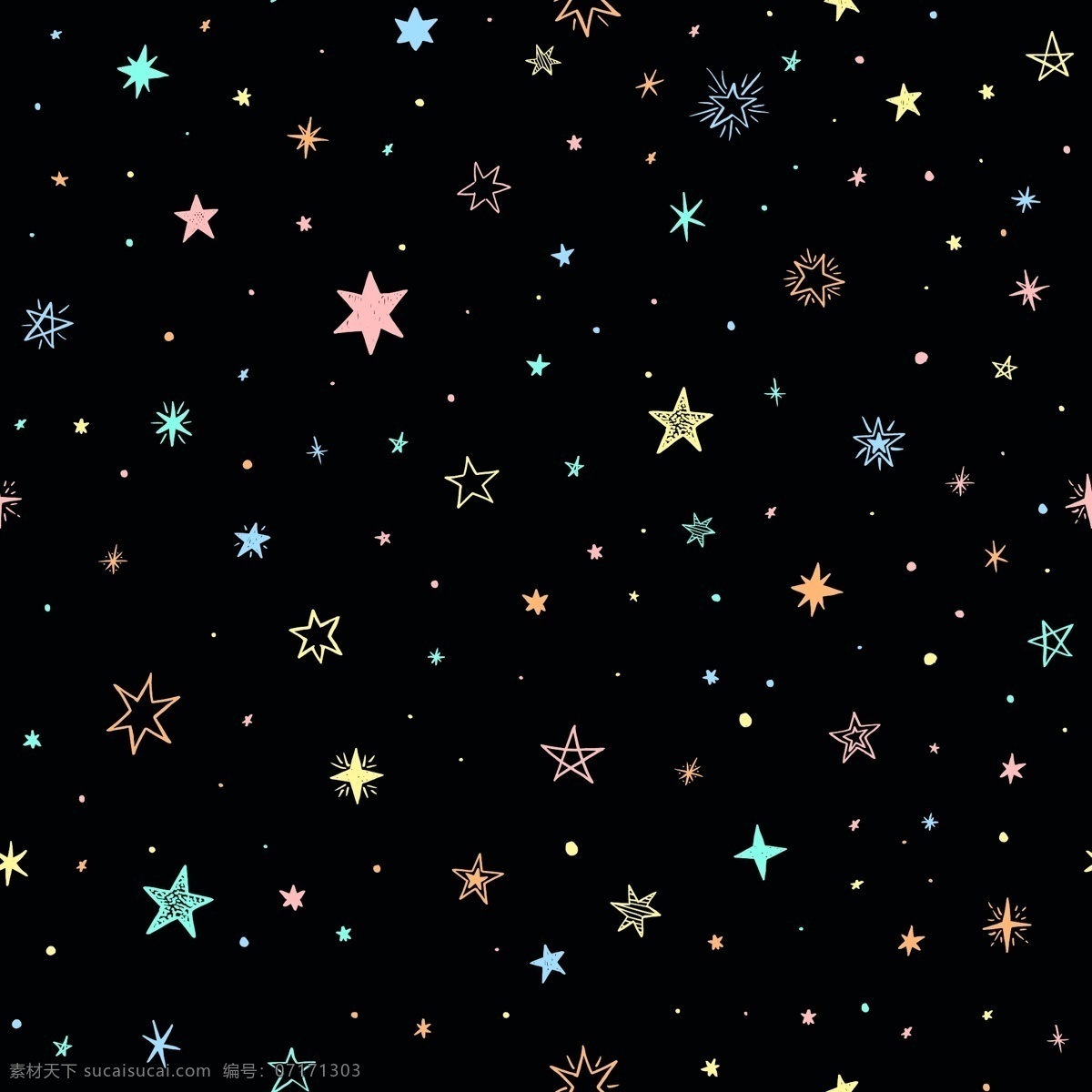 关于 联合 国人 布兰科 estrellas de颜色 背景 图案 明星 庆典 装饰 马赛克 庆祝 无缝 循环 星空